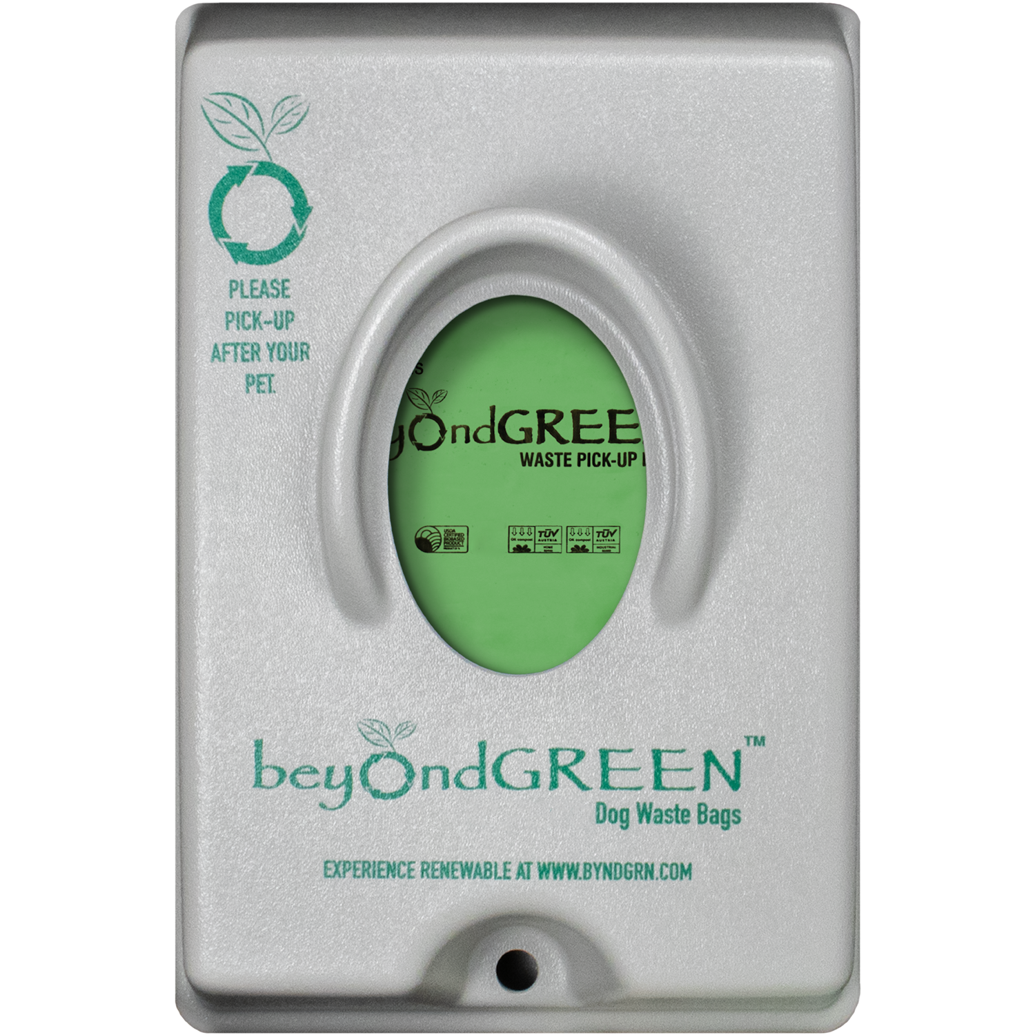 Single-Pull Dog Waste Bag Park Dispenser