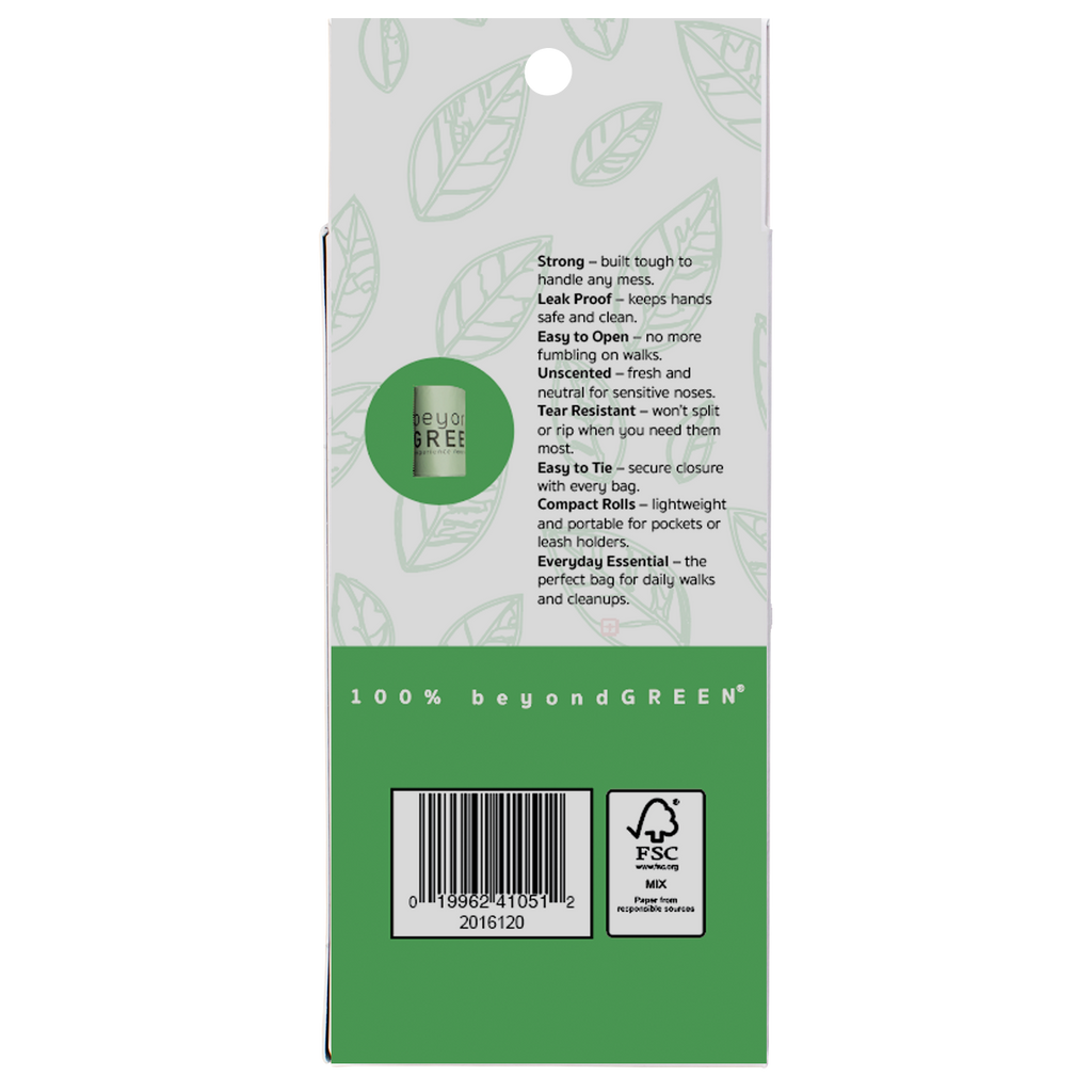 120 Count - Dog Poop Bags