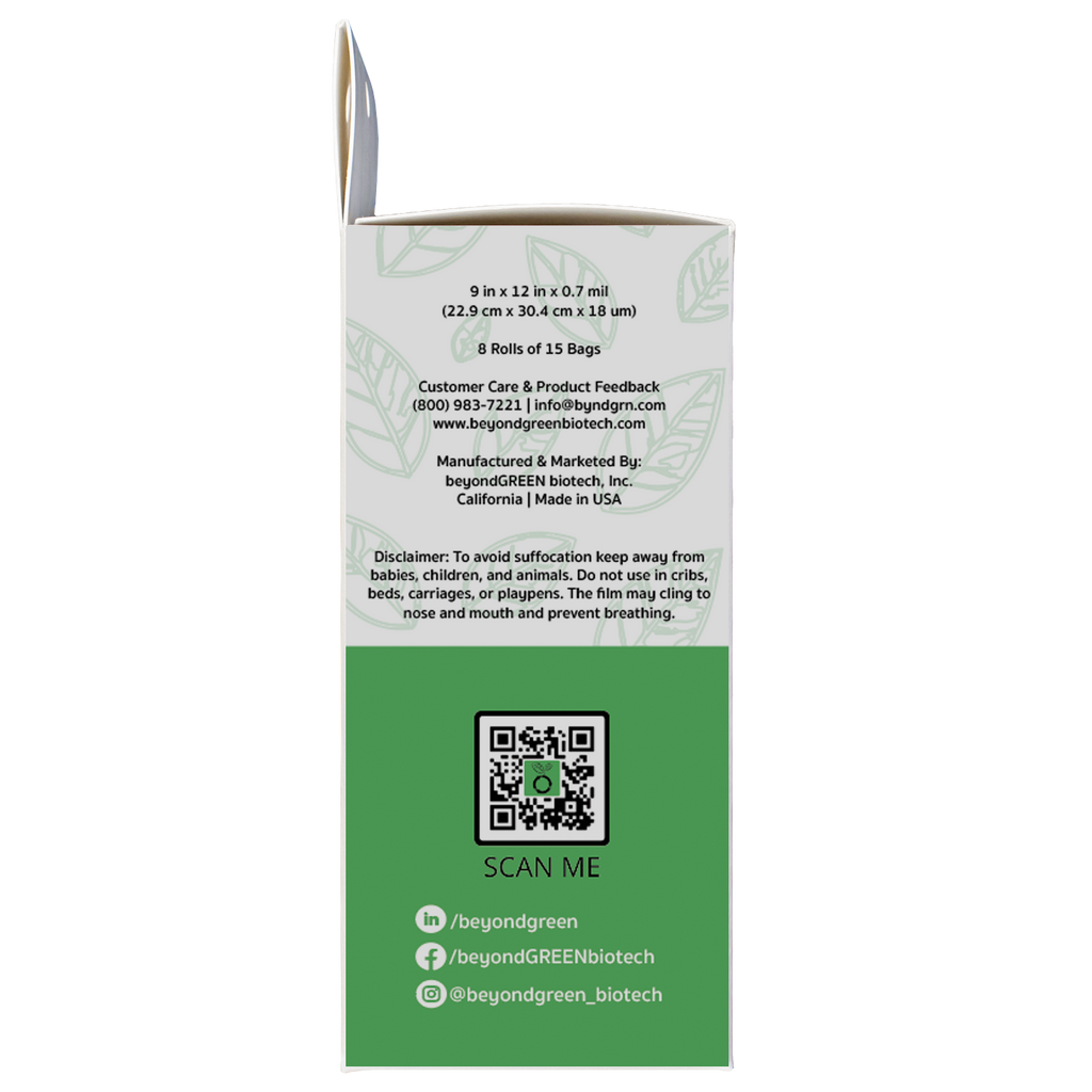 120 Count - Dog Poop Bags