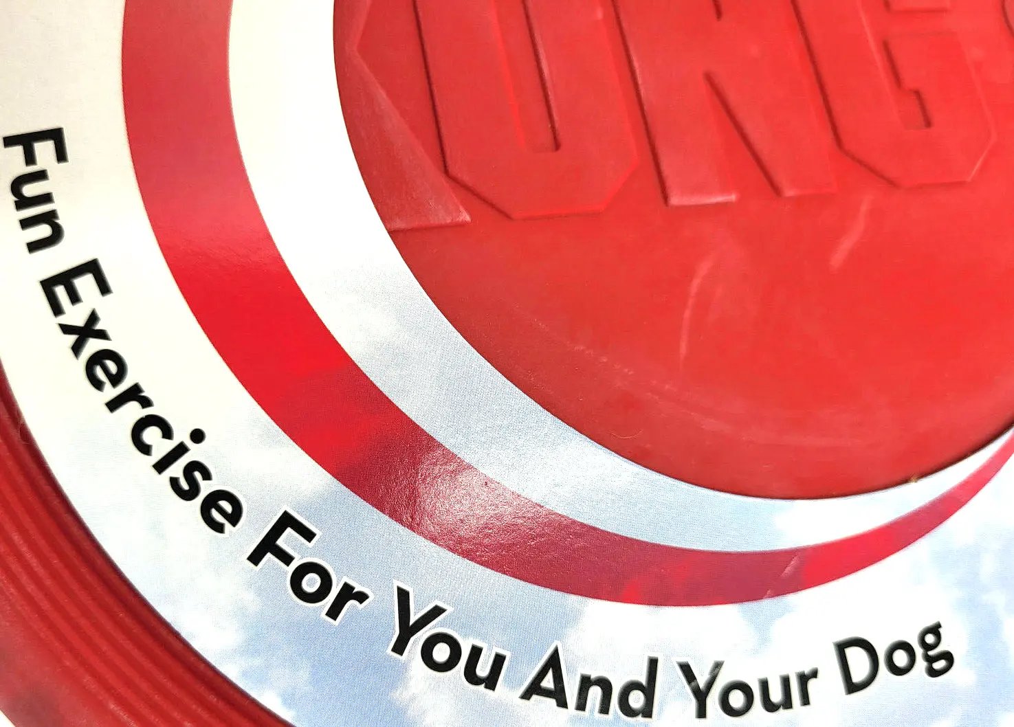 KONG Flexible Flyer Frisbee LARGE 9" Durable Soft Rubber Dog Fetch Toy