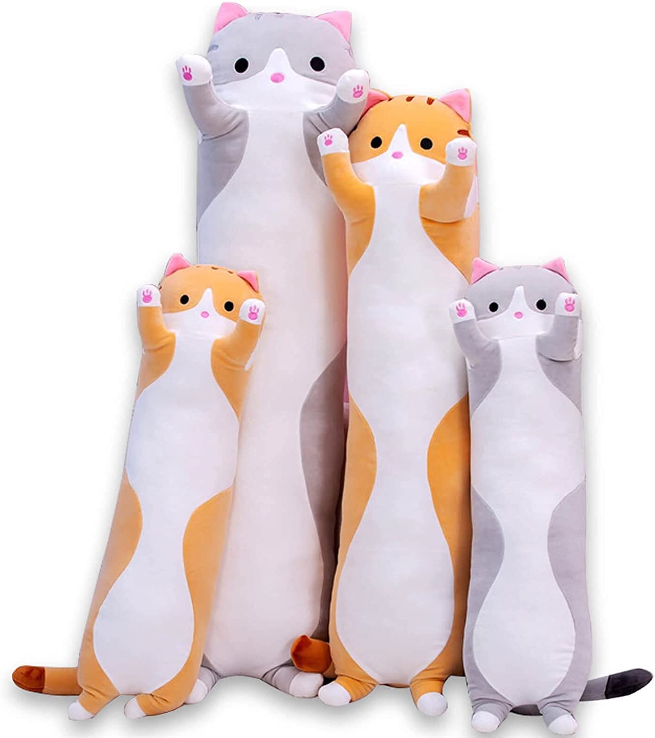 Plush Long Cat Body Pillow
